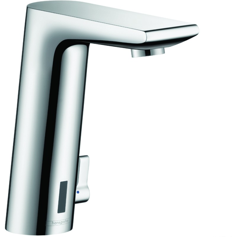 HANSGROHE Mitigeur de lavabo électronique avec manette de réglage de température sur secteur chromé