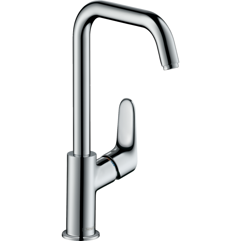 HANSGROHE Mitigeur lavabo Focus 240 bec haut sans tirette ni vidage chromé
