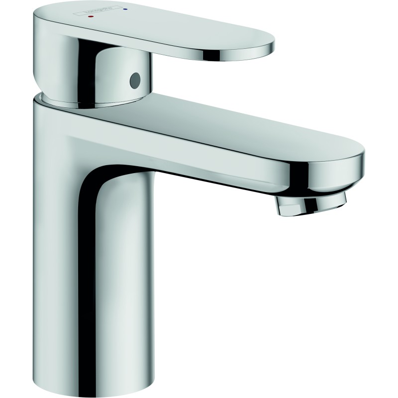 Mitigeur lavabo HANSGROHE Vernis Blend 100 Chromé avec tirette et vidage synthétique