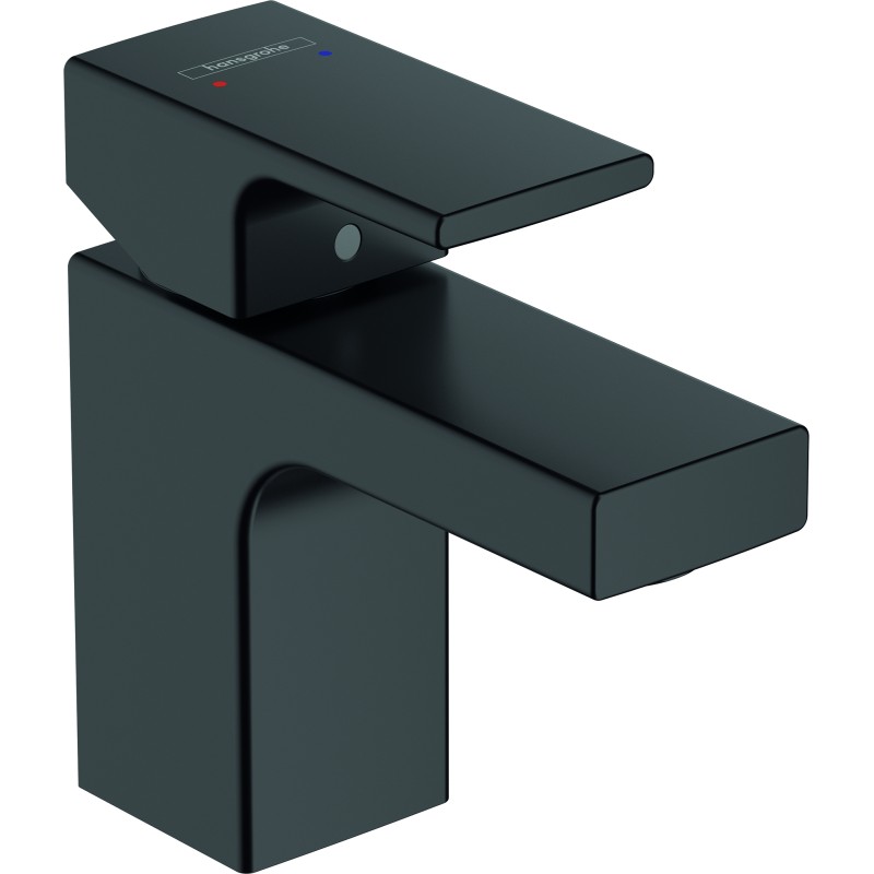 Mitigeur lavabo HANSGROHE Vernis Shape 70 Noir mat avec tirette et vidage synthétique