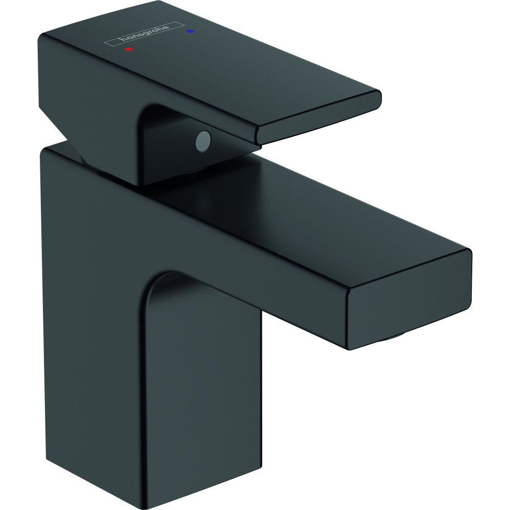 Mitigeur lavabo HANSGROHE Vernis Shape 70 Noir mat avec tirette et vidage synthétique