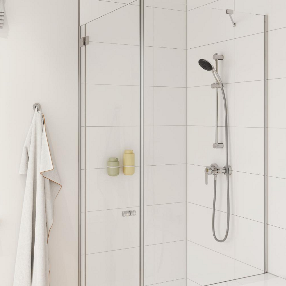 Mitigeur douche mécanique GROHE Quickfix Start 2021 avec limiteur de débit = barre de douche vitalio