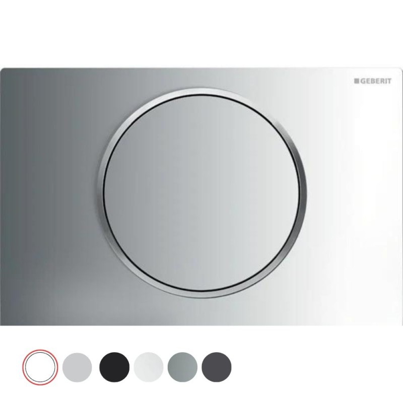 Plaque de commande WC GEBERIT Sigma10 interrompable: chromé brillant
