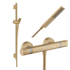Pack mitigeur douche thermostatique HANSGROHE Ecostat Comfort + Barre Unica S Puro 65 cm + flexible + Pommeau Pulsify E | Batine