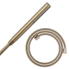Pommeau de douche HANSGROHE Pulsify S 100 EcoSmart bronze brossé + flexible de douche HANSGROHE Designflex 125 cm bronze brossé