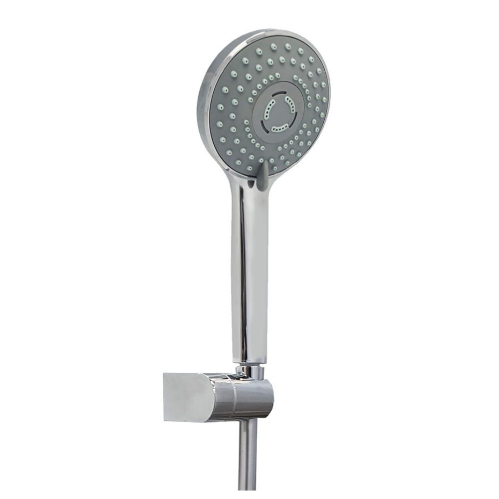 Pommeau de douche + support + flexible PAINI Ruby Rond Chrome