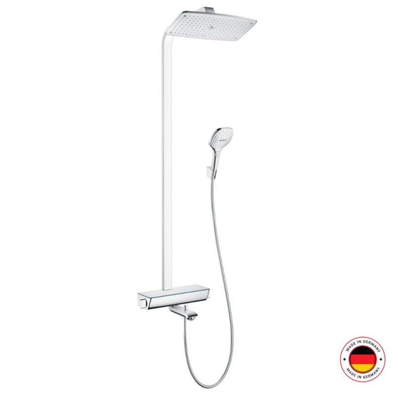 Colonne bain douche thermostatique HANSGROHE Raindance E 360  | Batinea