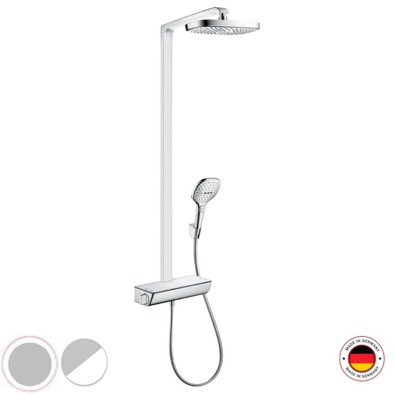Colonne de douche thermostatique HANSGROHE Raindance Select E, 3 jets