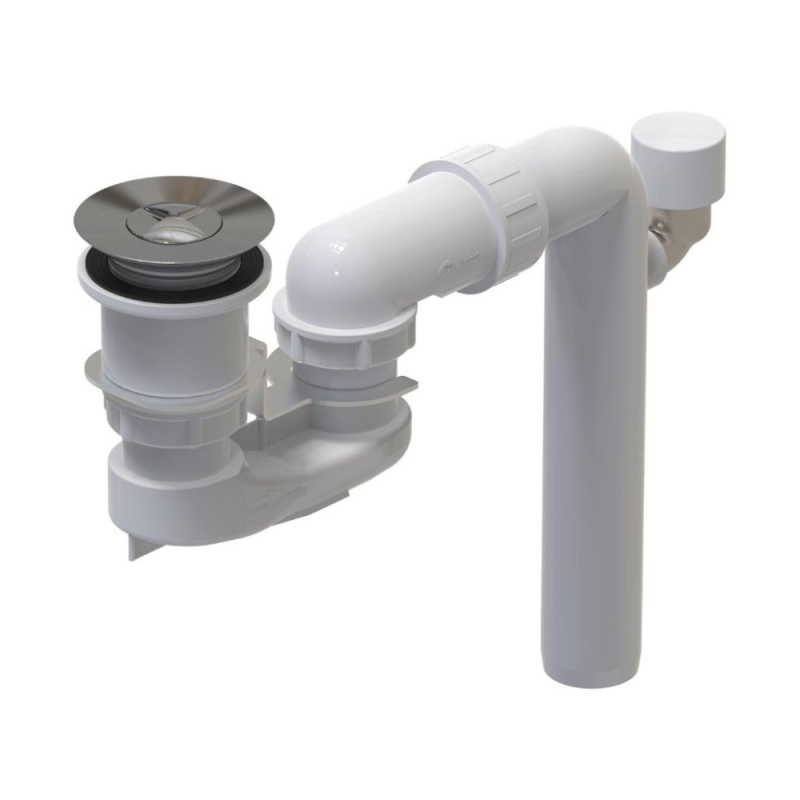 cache bonde et trop plein villeroy boch blanc