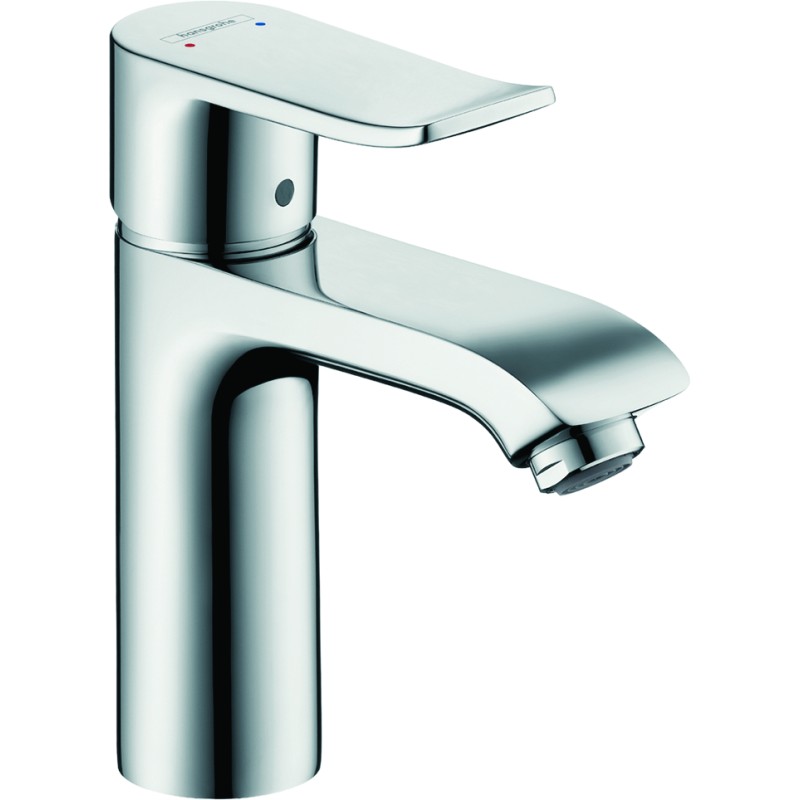 Mitigeur lavabo HANSGROHE Metris 110 sans tirette ni vidage chromé + nettoyant Briochin| Batinea