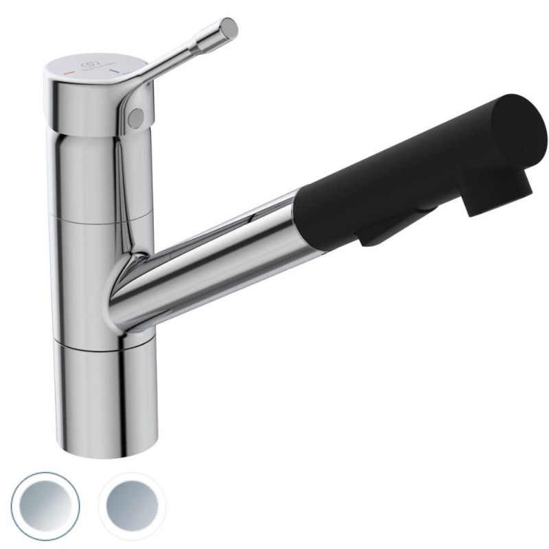 robinet-cuisine-ideal-standard-ceralook-douchette-extractible
