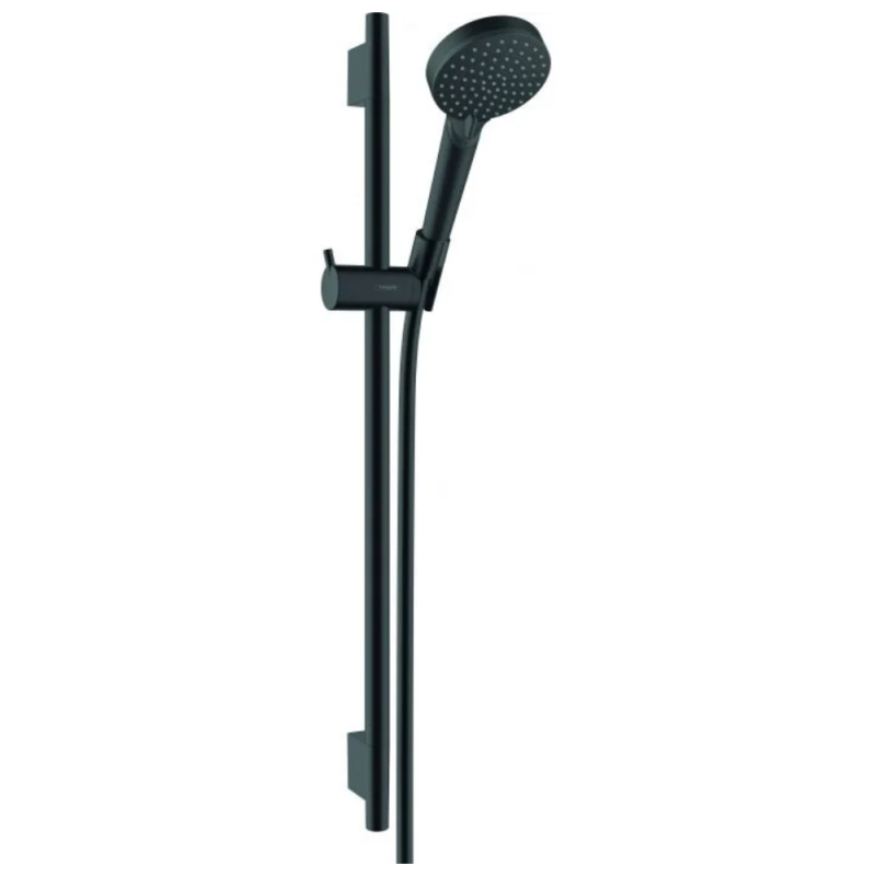 Pommeau de douche HANSGROHE Vernis Blend 2 jets barre noir mat