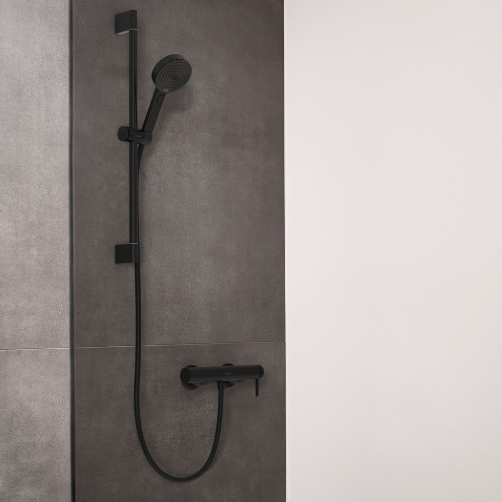 Ambiance du mitigeur douche mécanique HANSGROHE Finoris noir mat