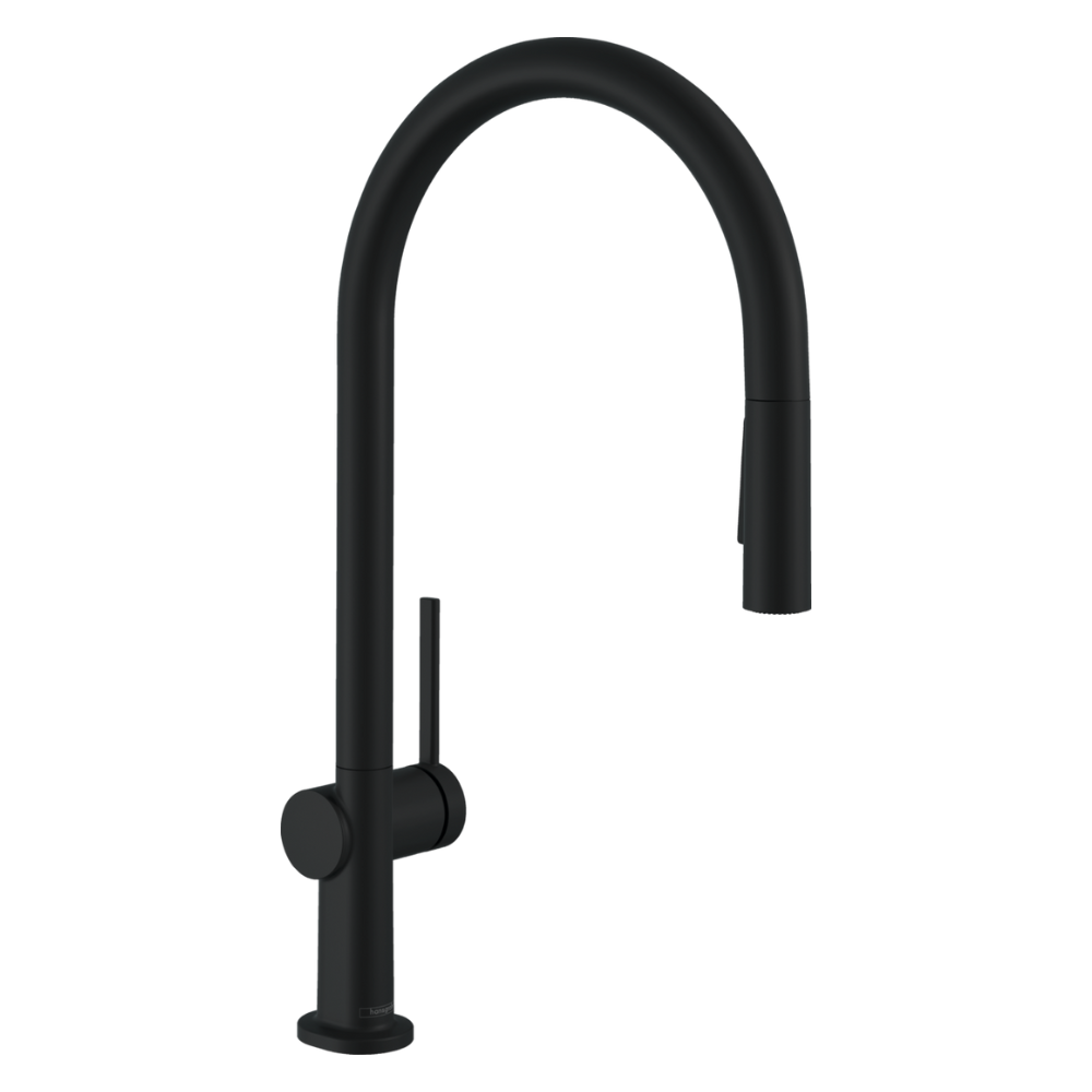 image Mitigeur de cuisine 210, avec douchette extractible 2 jets noir mat Hansgrohe