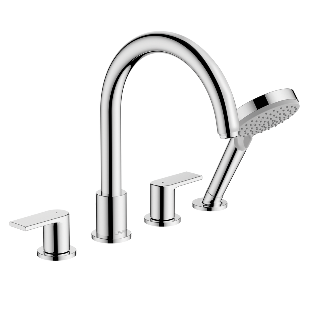 Mélangeur bain douche 4 trous HANSGROHE Vernis Shape chromé