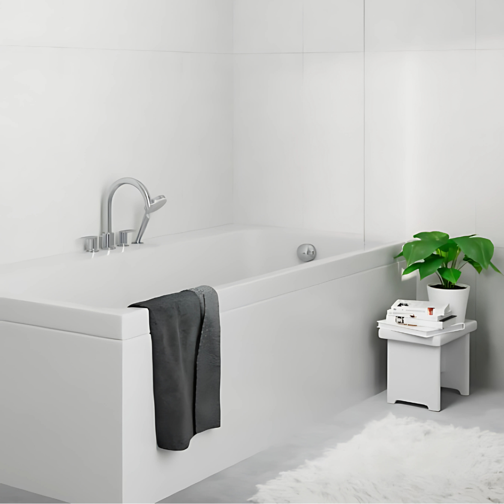 Ambiance Mélangeur bain douche 4 trous HANSGROHE Vernis Shape chromé