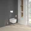 Ambiance 2 Pack WC suspendu sans bride VILLEROY ET BOCH Avento + Bâti support ViConnect Pro + abattant frein de chute + plaque c