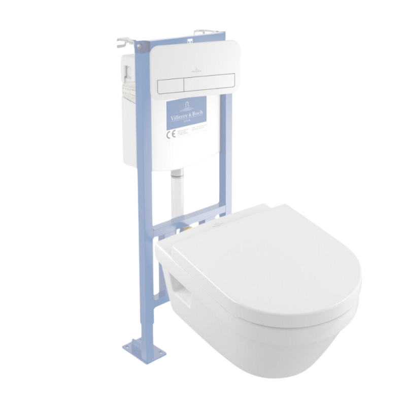Pack wc sans bride Villeroy et Boch Architectura avec bati