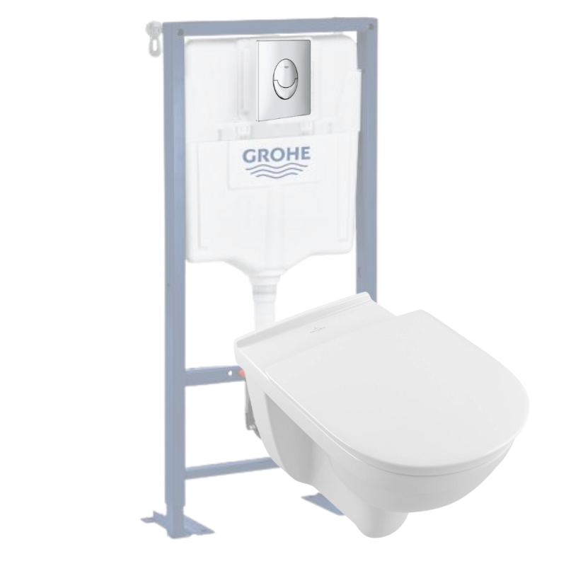 Pack wc suspendu PMR Villeroy et Boch O Novo Vita