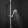 Ambiance Mitigeur baignoire mécanique HANSGROHE Metropol chromé + pack pommeau de douche Croma 2 jets + flexible + barre