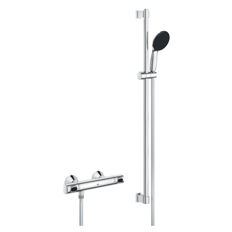 Ensemble de douche thermostatique GROHE Precision Flow 1 jet