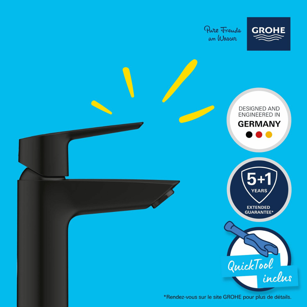garantie  Lot de 2 mitigeurs lavabo GROHE Start noir S