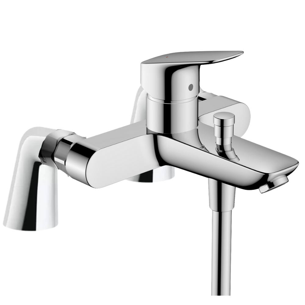 Mitigeur baignoire mécanique HANSGROHE Logis avec colonnettes