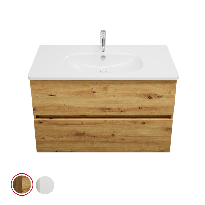 Meuble de salle de bain simple vasque BURGBAD Joline