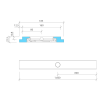 Support de barrette d’écoulement WEDI Fundo Flex 160