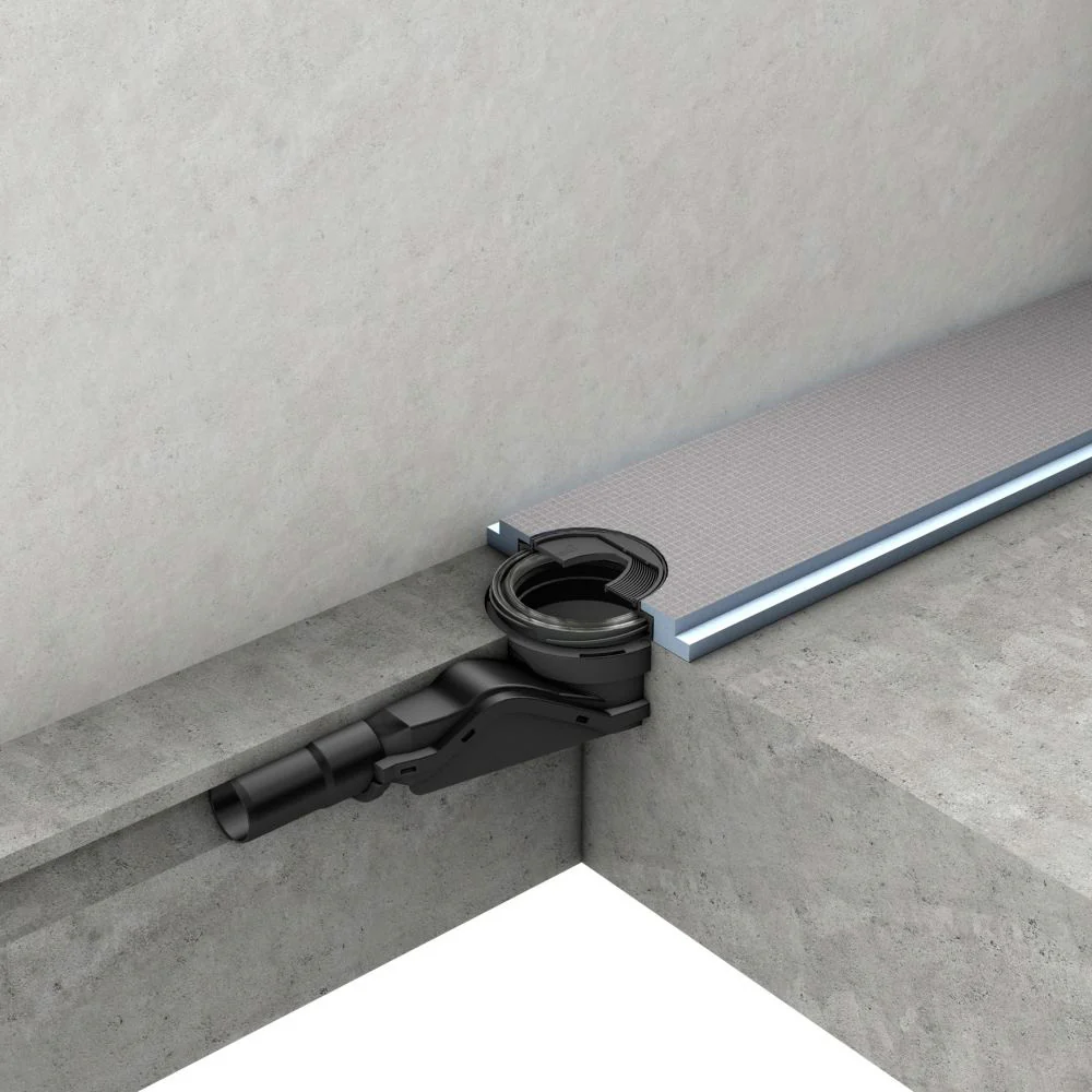 Ecoulement horizontal WEDI Fundo Wave DN40 extra plat 2