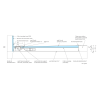 Ecoulement horizontal WEDI Fundo Wave DN40 extra plat schéma