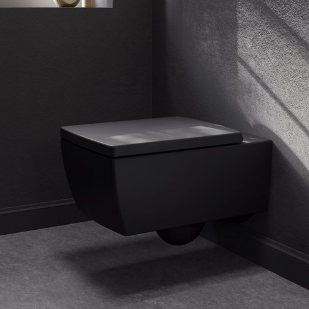 Ambiance 2 WC suspendu sans bride VILLEROY ET BOCH Memento 2.0 Pure Black