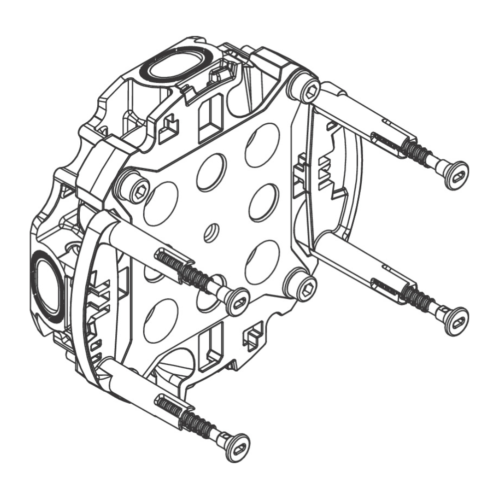 Croquis de la plaque d'adaptation pour iBox universal 2