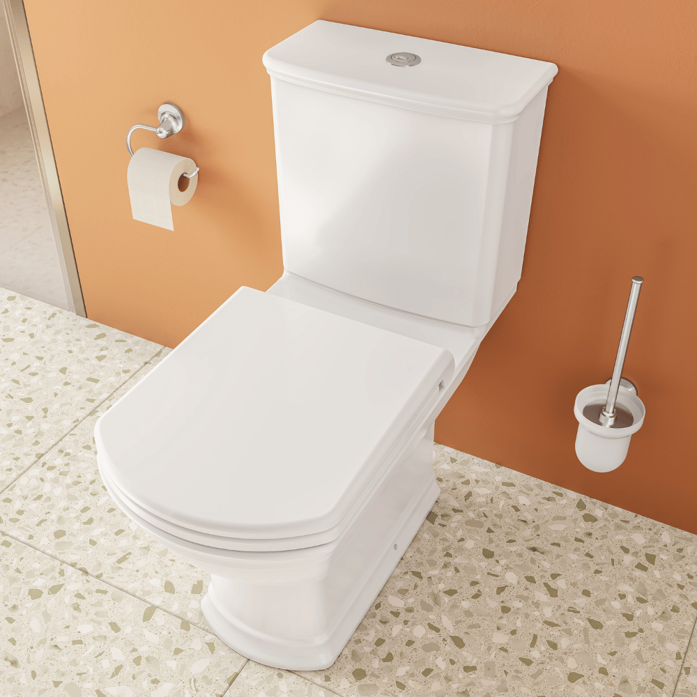 WC à poser VITRA Valarte + abattant Blanc vu de dessus