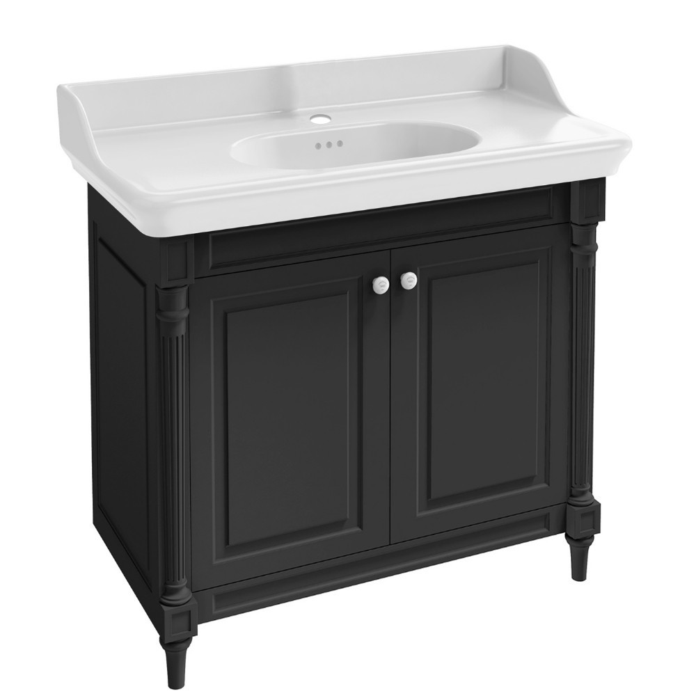 Meuble de salle de bain rétro JACOB DELAFON Cléo 1889 monotrou