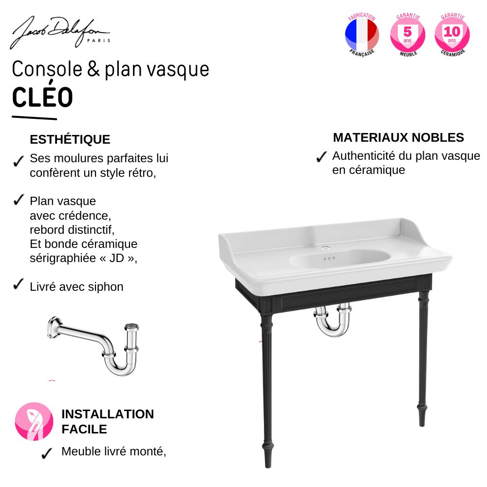 Console JACOB DELAFON Cléo 1889