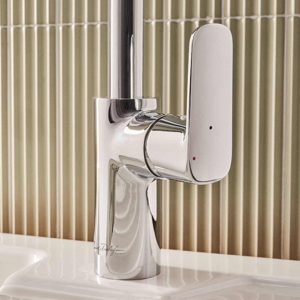 Robinet cuisine JACOB DELAFON July+ col de cygne et orientable