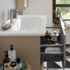 Pack meuble vasque BURGBAD Olena + miroir + colonne