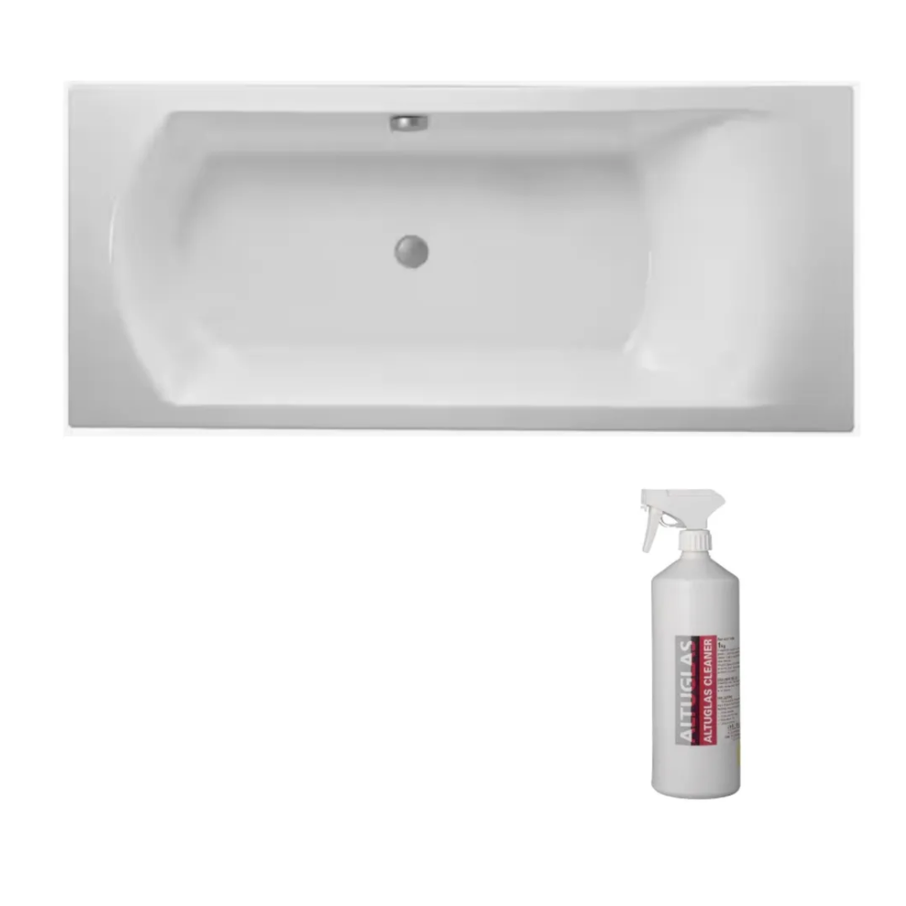 Baignoire droite JACOB DELAFON Ove acrylique avec nettoyant