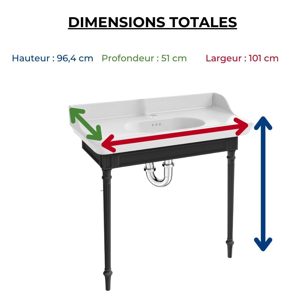 Pack console JACOB DELAFON Cléo 1889