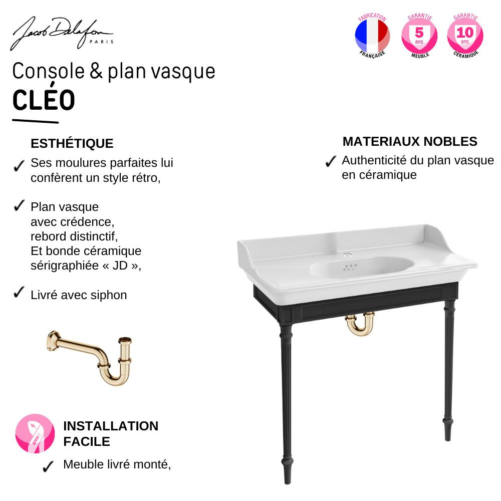 Pack console JACOB DELAFON Cléo 1889