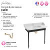 Pack console JACOB DELAFON Cléo 1889