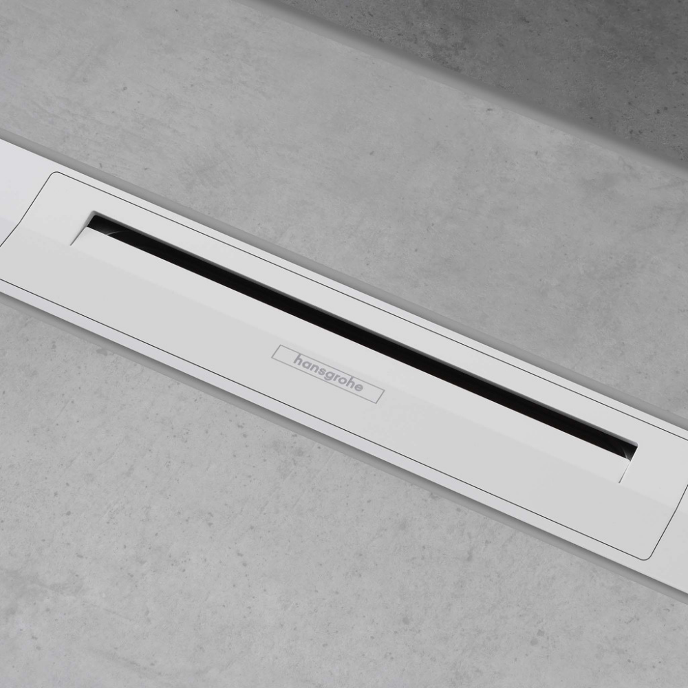 Caniveau de douche HANSGROHE RainDrain Flex 90 + Corps encastré | Batinea