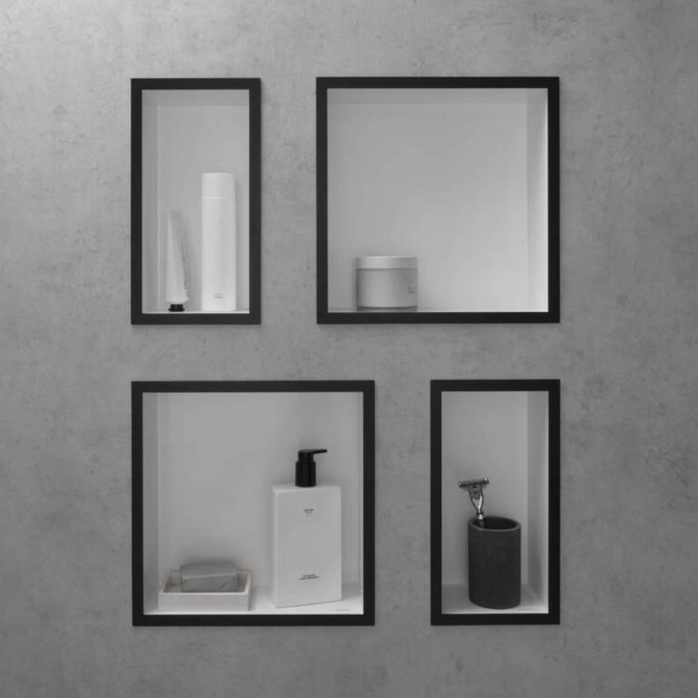 Niche murale fond blanc HANSGROHE XtraStoris| Batinea