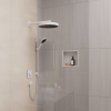 Niche murale fond blanc HANSGROHE XtraStoris| Batinea