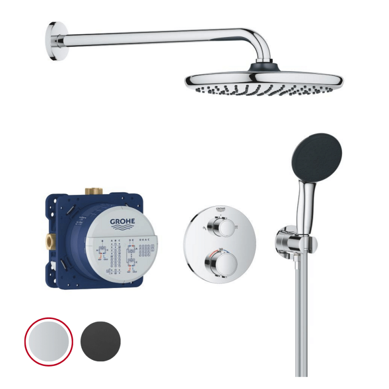 Colonne de douche encastré thermostatique GROHE Vitalio Start
