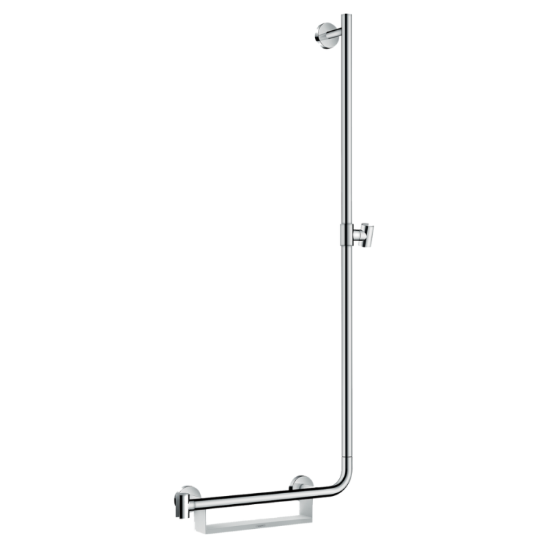 Barre de douche PMR HANSGROHE Unica 110 cm chromé |Batinea