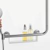 Barre de douche PMR HANSGROHE Unica 110 cm chromé |Batinea