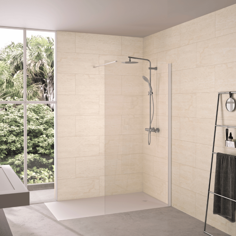 Paroi de douche transparent KINEDO Solo 6+