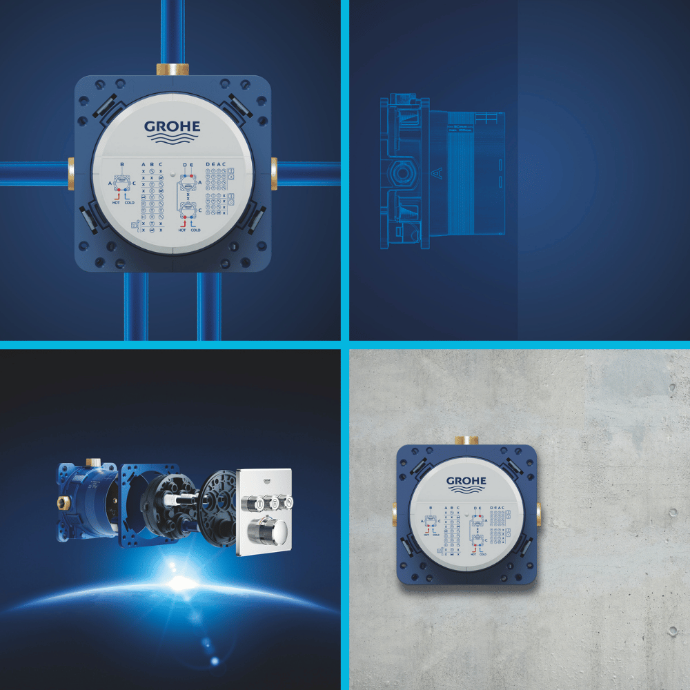 ambiance du corps d'encastrement universel Grohe Rapido Smartbox 1/2